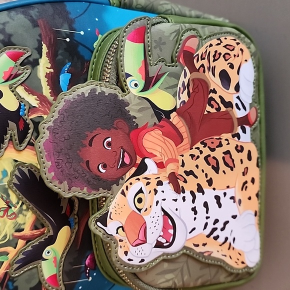 Loungefly Disney Encanto Colorful Jungle Themed Backpack Brand New - Picture 2 of 10
